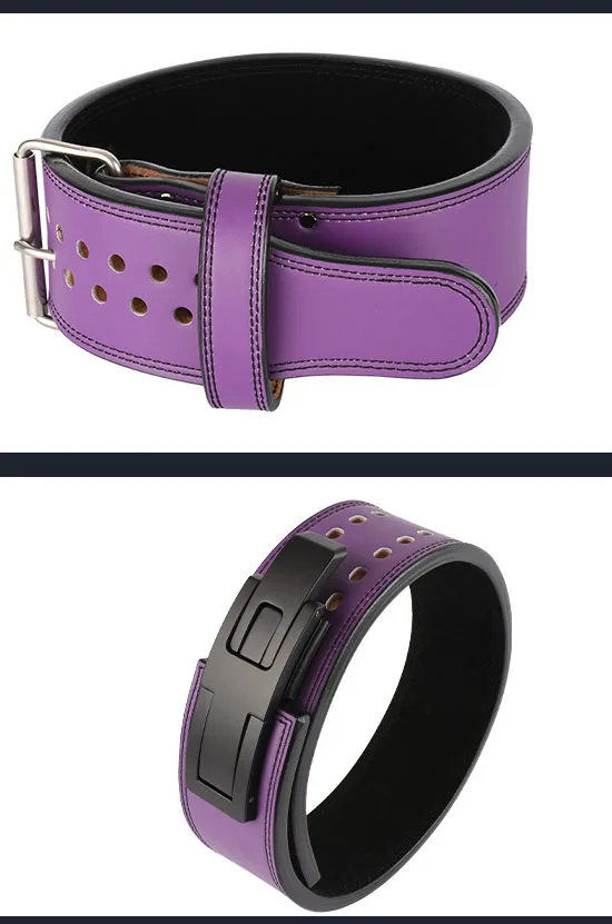 Heavy Duty Workout Power Weight Lifting Gym Belt Leather Weight Lifting