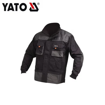 YATO Working Wear Mens Working Jackets Size L High Visibility Safety Jacket