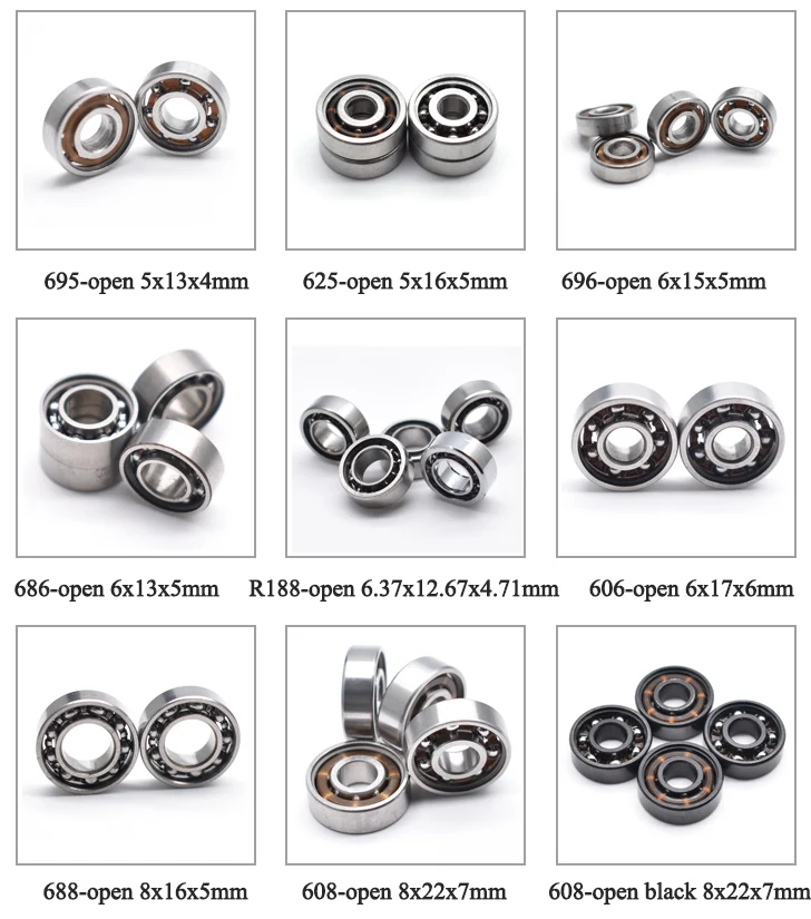 Wholesale Spinner Replacement Bearing Size 608 8x22x7 open bearing Black Fidget Hand Spinner Bearing From m.alibaba.com