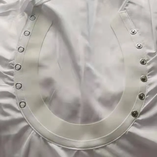 Silicone Collar Barber Cape With Adjustable Closure Snap,Hairdressing