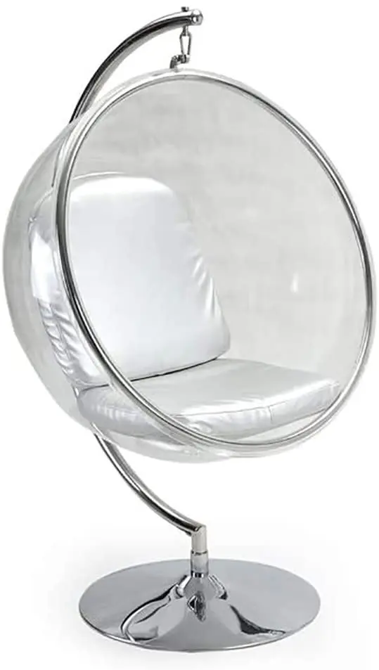 clear acrylic egg chair