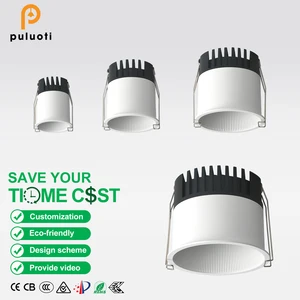 Modern Aluminum Recessed LED Spotlight with Full-spectrum Light Source and Ideal for Spot Light Ceiling in Homes and Commerce