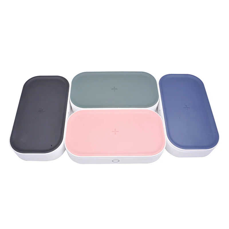 Мини-стерилизатор UVC, портативный Дезинфектор для сотового телефона, светодиодный стерилизатор с беспроводным зарядным устройством