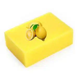 OEM ODM Customized Factory Skincare Lemon Handmade Soap  Antiseptic Anti-Acne Natural Organic Whitening Cleaning Soap