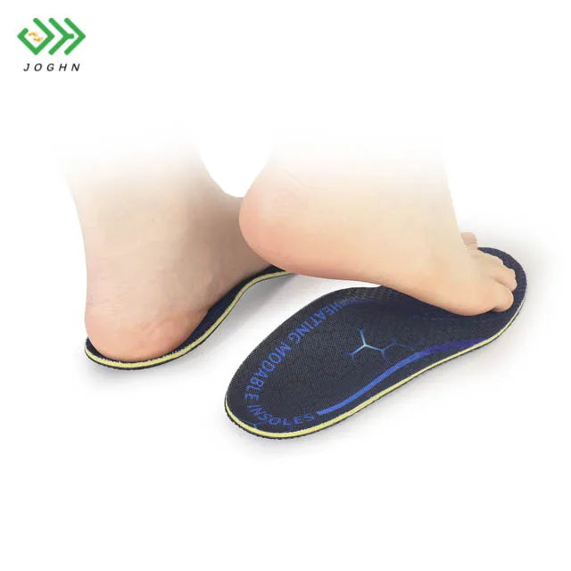 JOGHN Heated Oven Pvc Thermal Forming Individual Custom Fasciitis Arch Support Orthotic Insoles Pu Feet Model Orthotics Insole