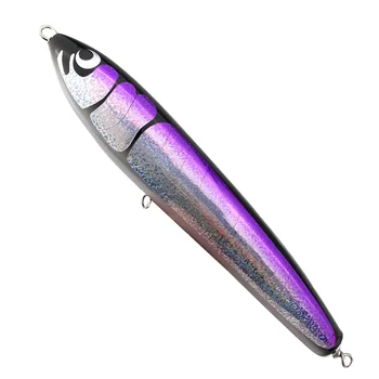 CHEERY Large Wooden Floating Pencil Lure, Splashing Saltwater Bait for Boat & Rock Shore Fishing Cross-border – Pencil – view 2