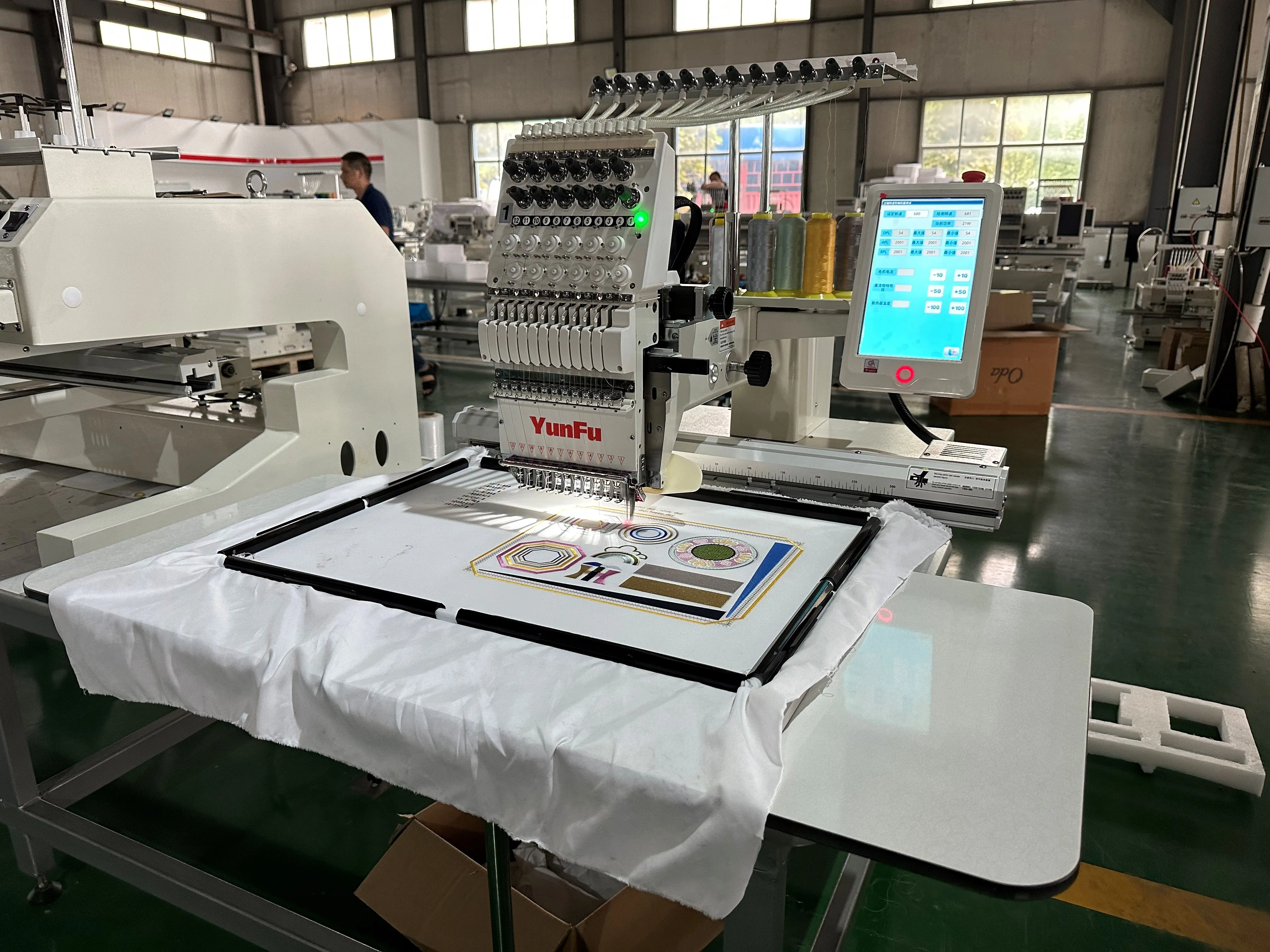 DDP Single Head Embroidery Machine - Computerized Flat