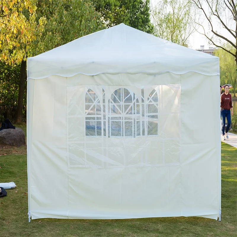 Белая уличная палатка 3*3 м с ПЭ и железом 6 кг праздничная для кемпинга складная продажи цвет размер на