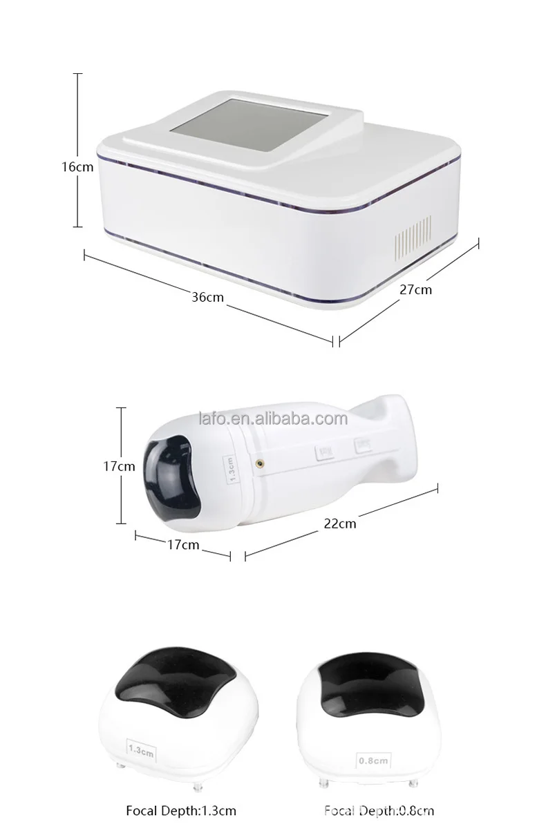 Hottest portable Lipo sonic wrinkle removal body lifting machine with 5 replacement treating heads for choose