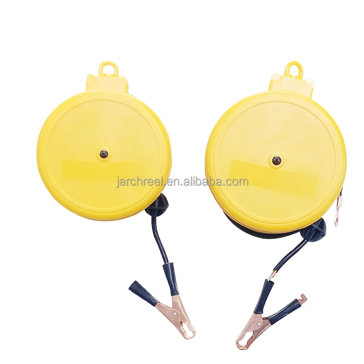 Earthing Reels 100ft Spring Retractable Grounding Static Cable Reel For