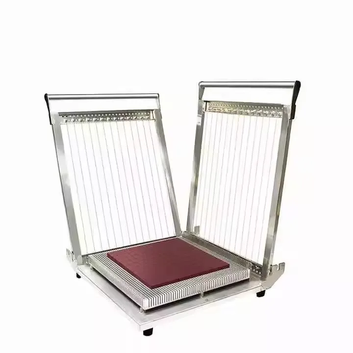 製菓機械チョコレートブラウニー手動ブレードギターカッターダブル