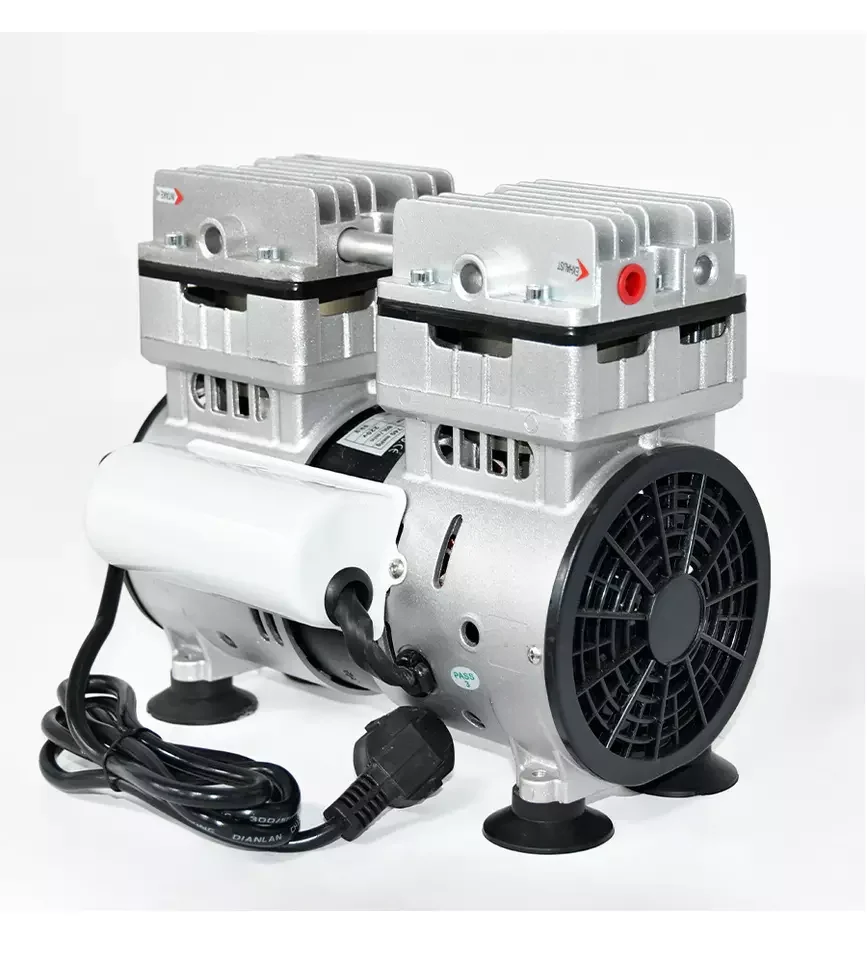 VN-120H Small Oilless Vacuum Pump Flow Rate 80L/min Oil Free Vacuum Pump Suction Pumps