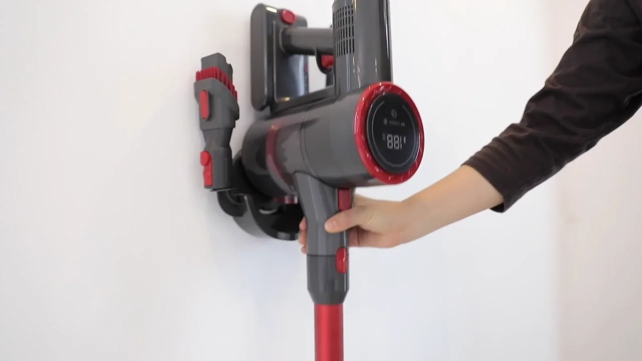 Inse Cordless Rod Vacuum Cleaner Suction Power Blue Red Color Floor