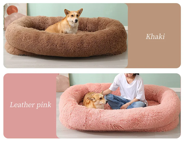 New Luxury High Quality Washable Sleep Dog Beds For Human Tight Ultra