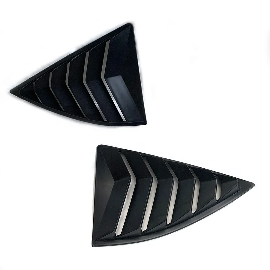 Matte Black Car Side Window Louver for Chevrolet Chevy Camaro 2010 - 2015 2011 2012 2013 2014 Modified ABS Quarter Decoration