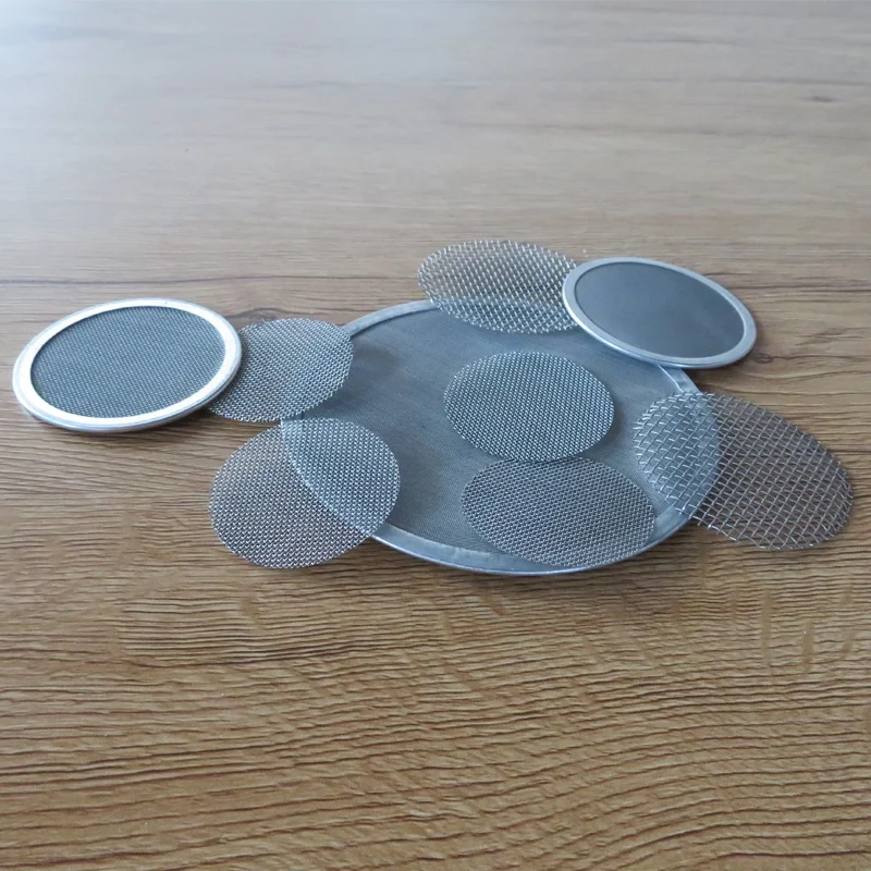 Disc Circle Mesh Filter Plastic Round Mesh Screen Extruder Stainless Steel Wire Mesh Filter