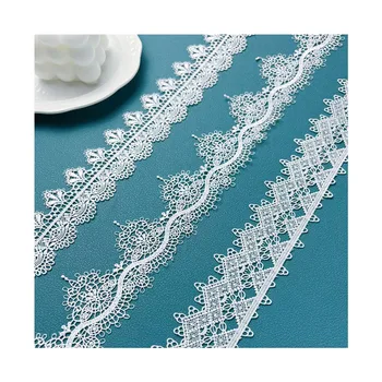 Factory Direct Wholesale Lace Exquisite 3d Embroidery Flowers Embroidery Lace Trim