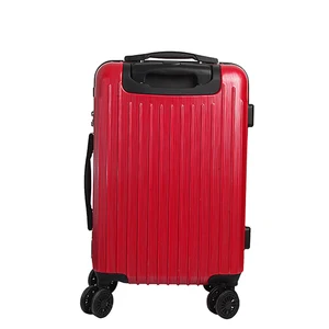 Wholesale Luggage Suitcase Fashion Customized Durable Red Women Luggage Trolley Suitcases