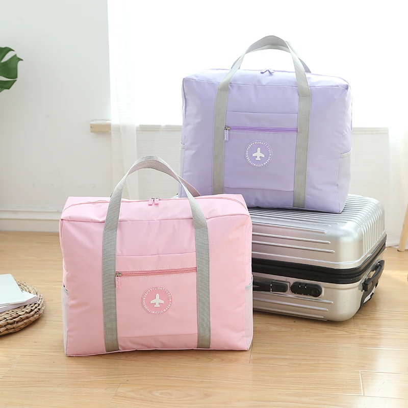 High Quality Duffel Bag Out-door Hiking Ripstop Fabric Large Capacity Waterproof pink Travel Water-Resistant