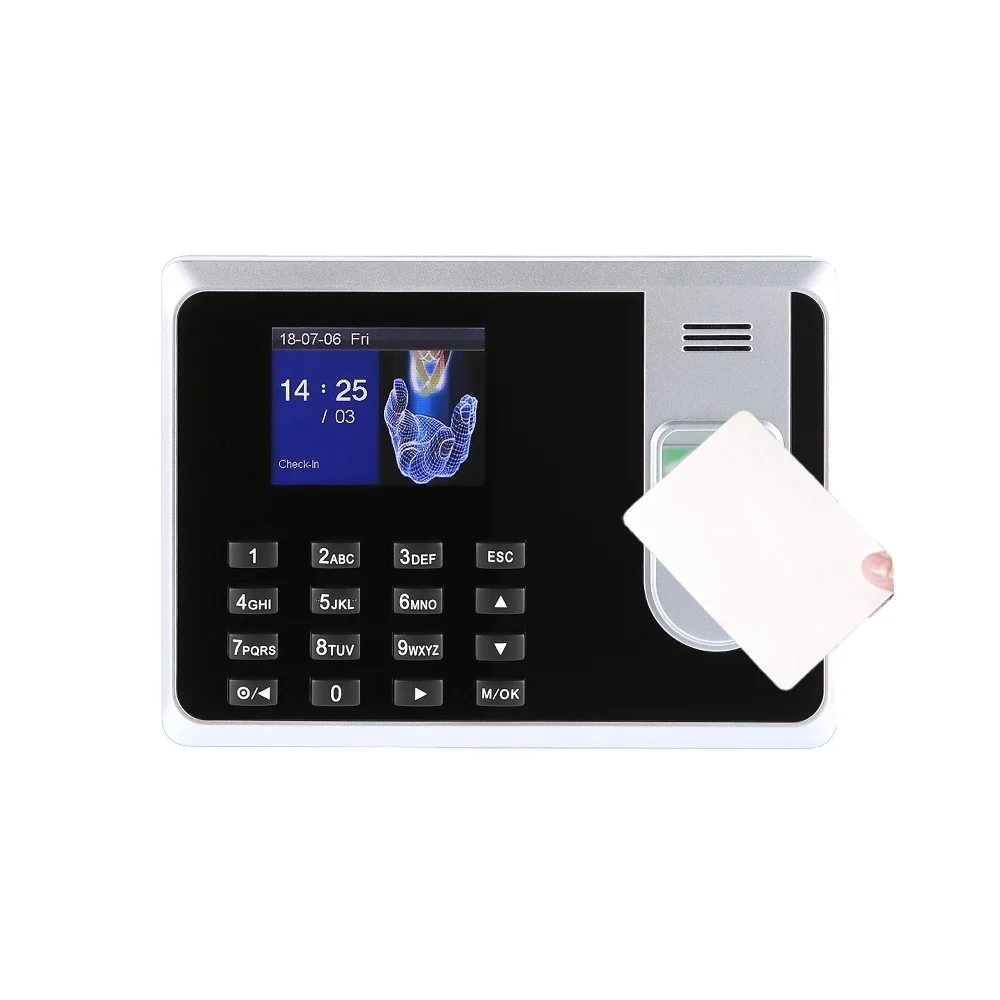 Web Cloud Software Fingerprint & RFID Card Biometric Time Attendance Machine