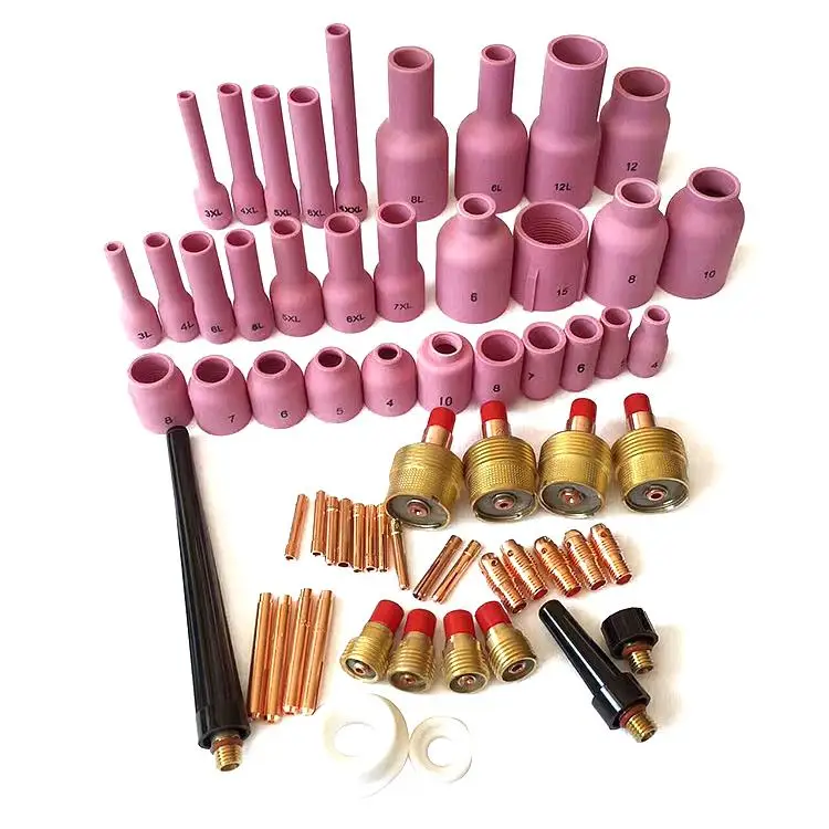 Model: AK-4-STD-T 3/32 and 1/8 with Tungstens Sizes: 1/16 Consumables Kit for 9-20-25 Series TIG Torches with Standard Set-Up