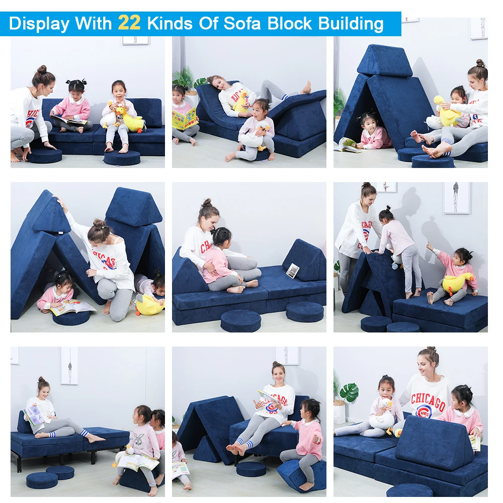 China Factory Couch Play Kids Modular Foam Couch Best Baby Playmat Kids