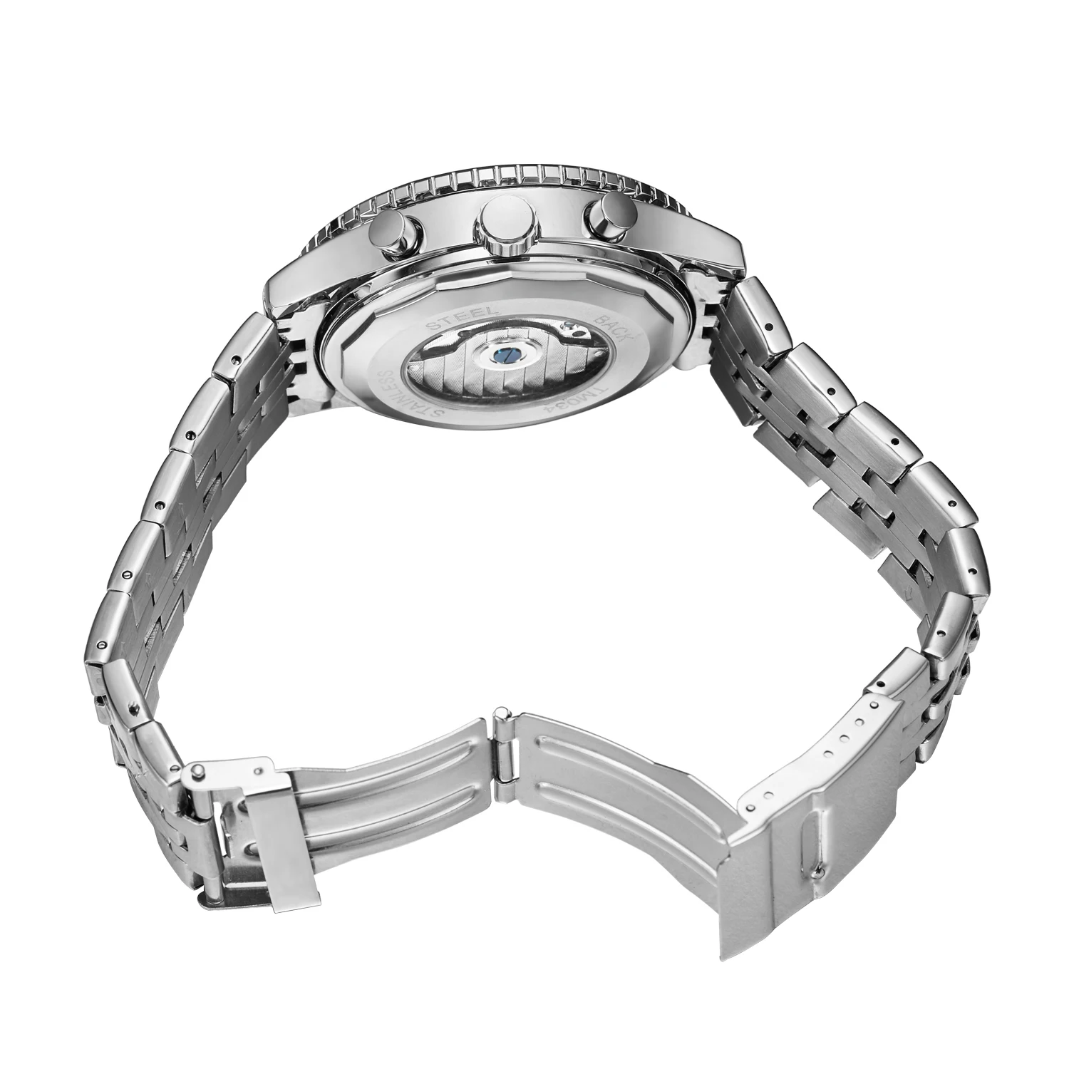中国工場Jargar自動巻きムーブメントTourbillonステンレス鋼フライング 
