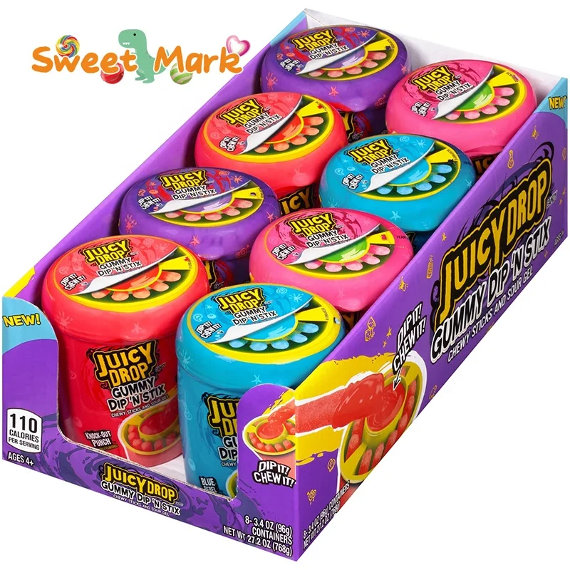 【CRDH×CNP 80%】復活のJUICY JOLLY 1ml Juicy Drip Drop Sour Gummy Candy - Halal, Individually Wrapped