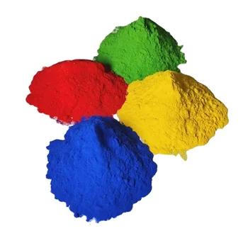 Ral Colors Pantone Colors Electrostatic Epoxy Polyester Plastic Powder Coating Paint