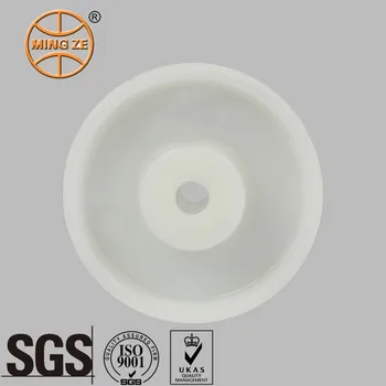 Industrial Light Duty Nylon Caster Wheels Plain Bearing Type