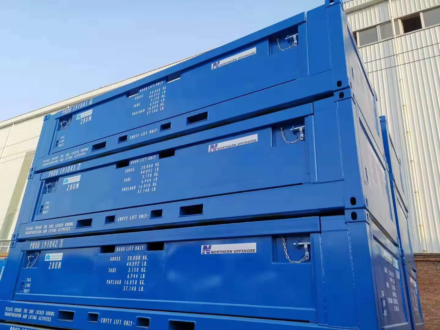 DNV 2.7-1 20ft Half-height Offshore Open Top Container