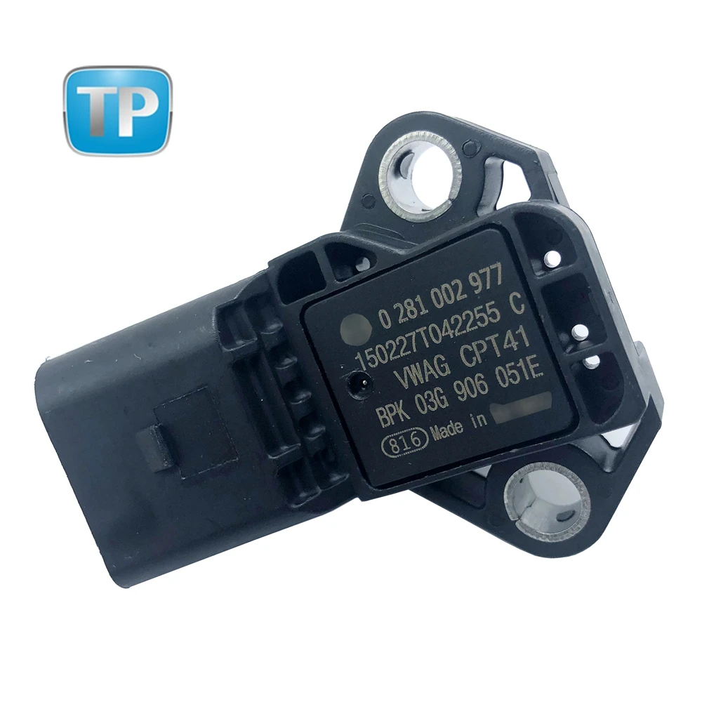 Manifold Absolute Pressure (MAP) Sensor Kompatibel met Audi OEM 0281002977 03G906051E