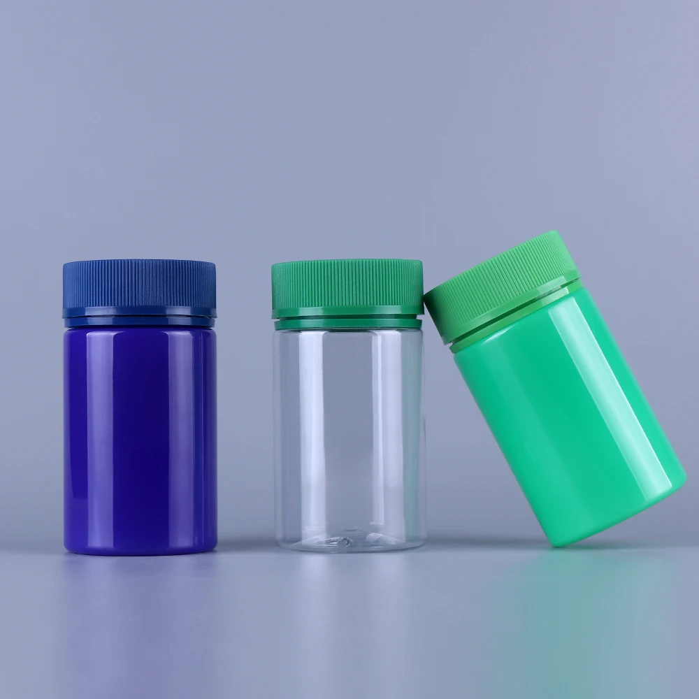 Pot en plastique de qualité alimentaire avec couvercle incassable pour fruits secs, café, thé, bonbons, biscuits