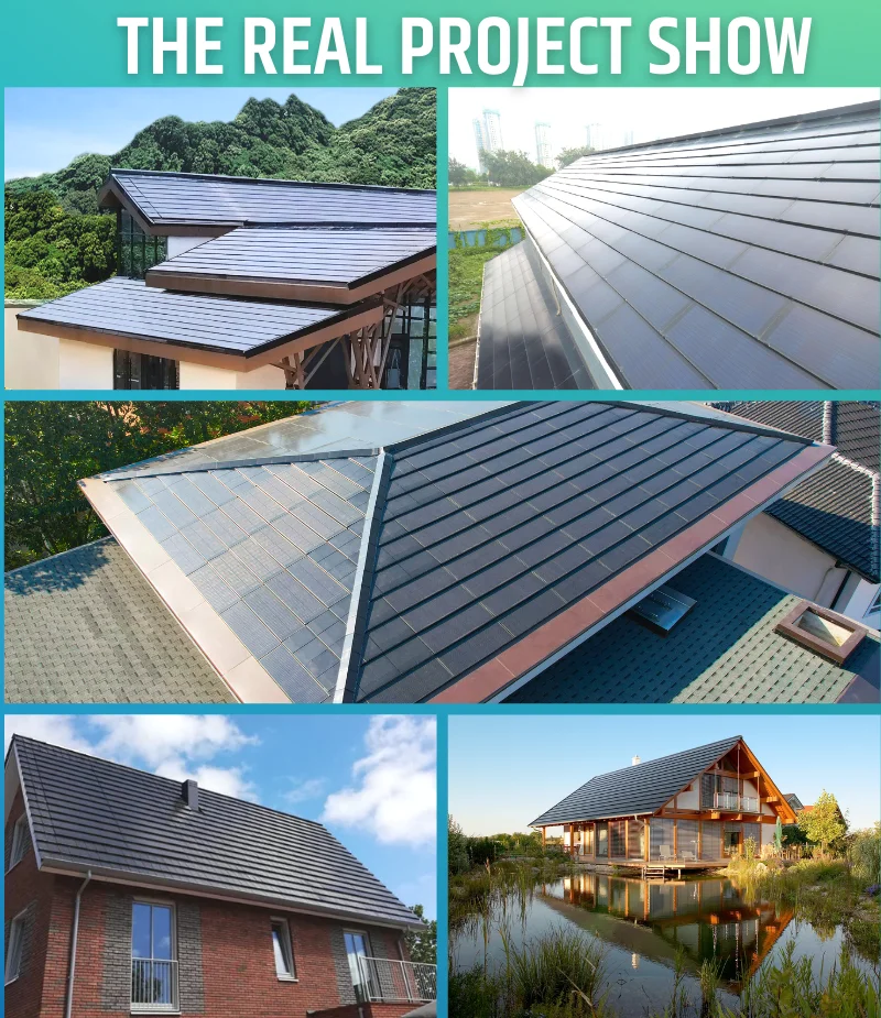 Wholesale Solor Photovoltaic Integrated Glass Panel Flat Shape Shingle ...