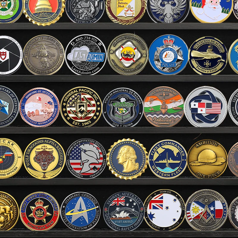 OEM Custom Coins 2d 3D Zinc Alloy Challenge Coin Custom Gold Silver Copper Plated Enamel Souvenir Collection Custom Metal Coin