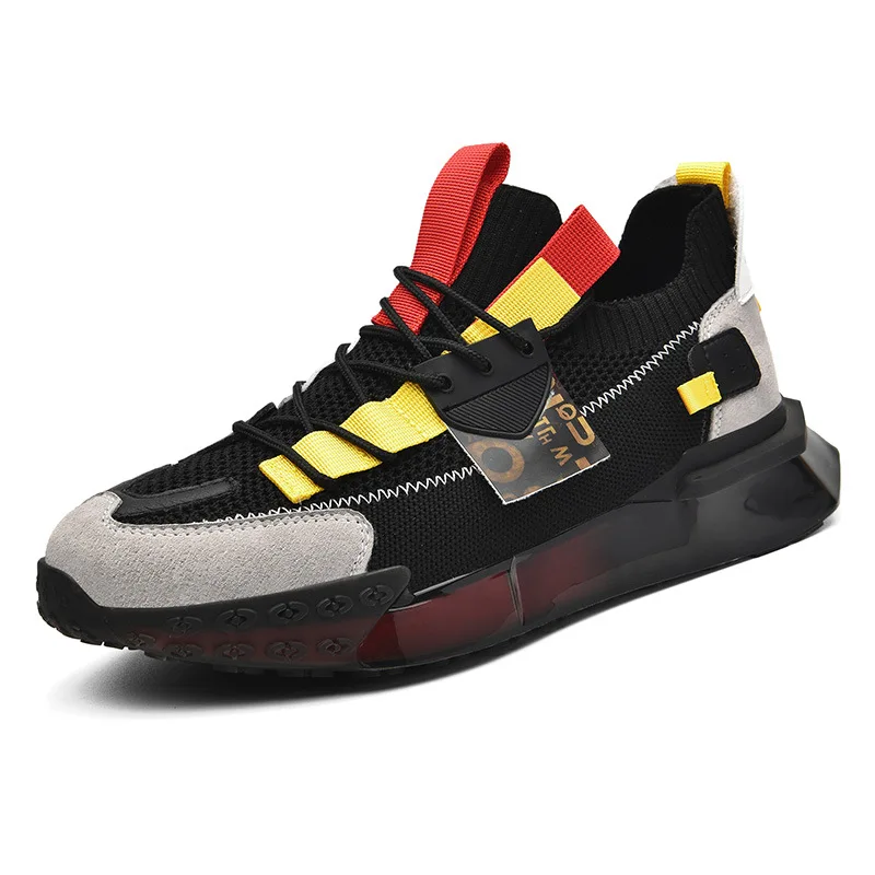 Zapatillas De Deporte Con Suela Colorida Para Hombre,Zapatos Para Caminar A  La Moda,Novedad,Otoño,2021 - Buy De Los Hombres De Moda Zapatillas De  Cuña,Rodillo De Zapatos,Deportes De Ocio De Moda Zapatos Product on