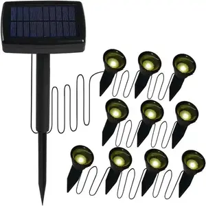 Vertak 10 in 1 Solar up Light Leds System Solar Waterproof Ip44 Garden Solar Underground Light with Smart Control