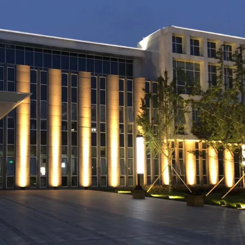 Building Spotlight Long Range Small Angle Projection Lamp Dimmable RGB Flood Lights Narrow Beam Landscape Lighting