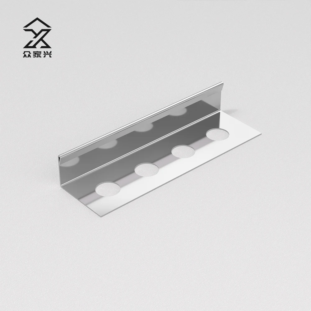 Foshan L Shaped stainless steel skirting board flooring Polished Edge Trim Decorative Corner Edge Tile Trim manufacture