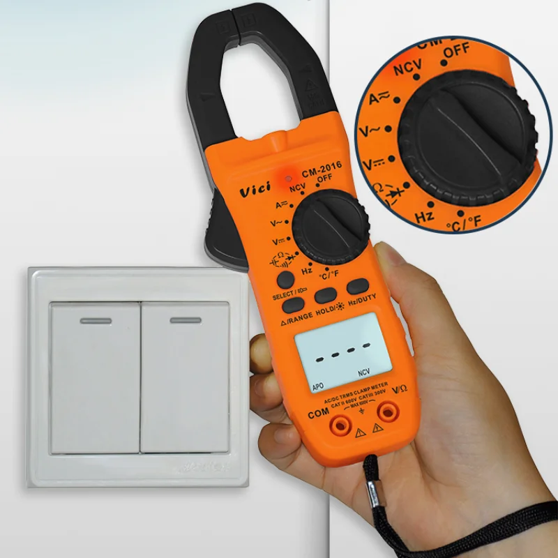 Цифровой измеритель-зажим vicmeter CM-2016 AC/DC 3