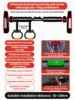 Upgraded model 65-100 cm mounting distance with suspension ring