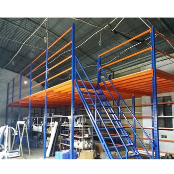 Industrial Metal Warehouse mezzanine shelves heavy duty multi level factory price office flooring