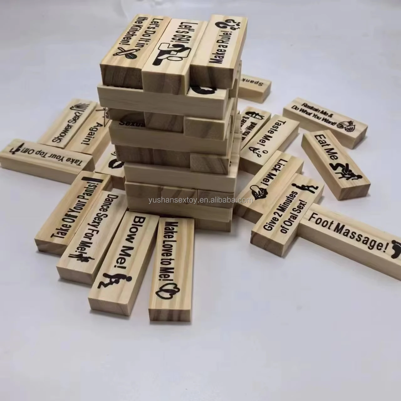 Popular Novelties Sex Toys Sexual Positions Building Block Block Tower Game  For Adults