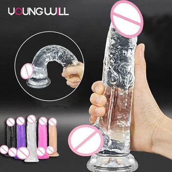 TPE Multiple Size Cheap Products Shop Butt Plug Anal Strap On Penis Huge Sex Toys Natural Realistic Dildo for Women