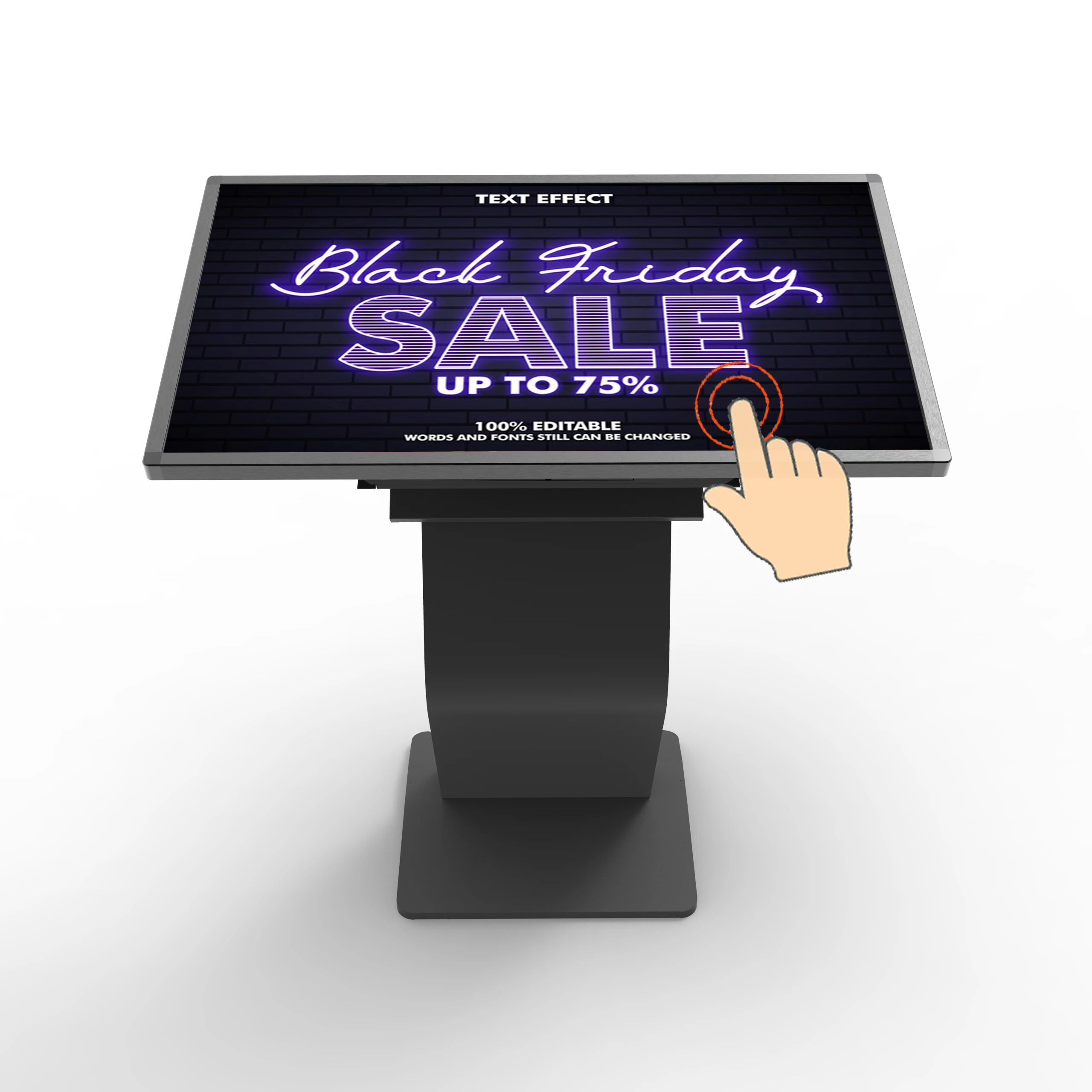 High Quality All in One PC Windows Touch Screen Kiosk Interactive Display Kiosk With K Base Interactive Kiosk for Self Service