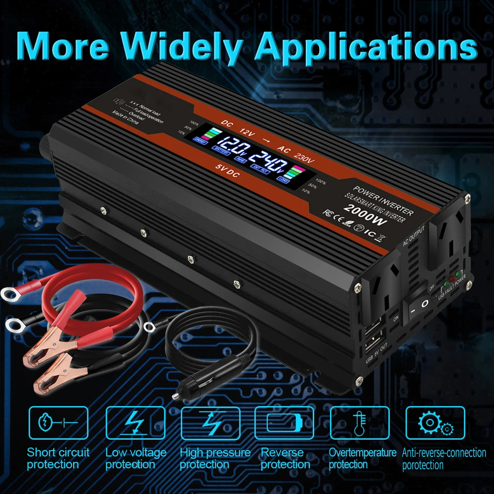 Best Portable Power Supply Intelligent V V V W W W Micro Electric Inverter