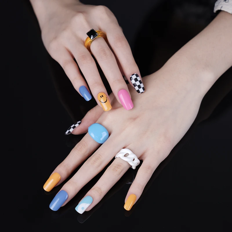 2025 Factory Price Customized Design Nail Stickers OEM/ODM Gel Polish Nail Sticker for Girl