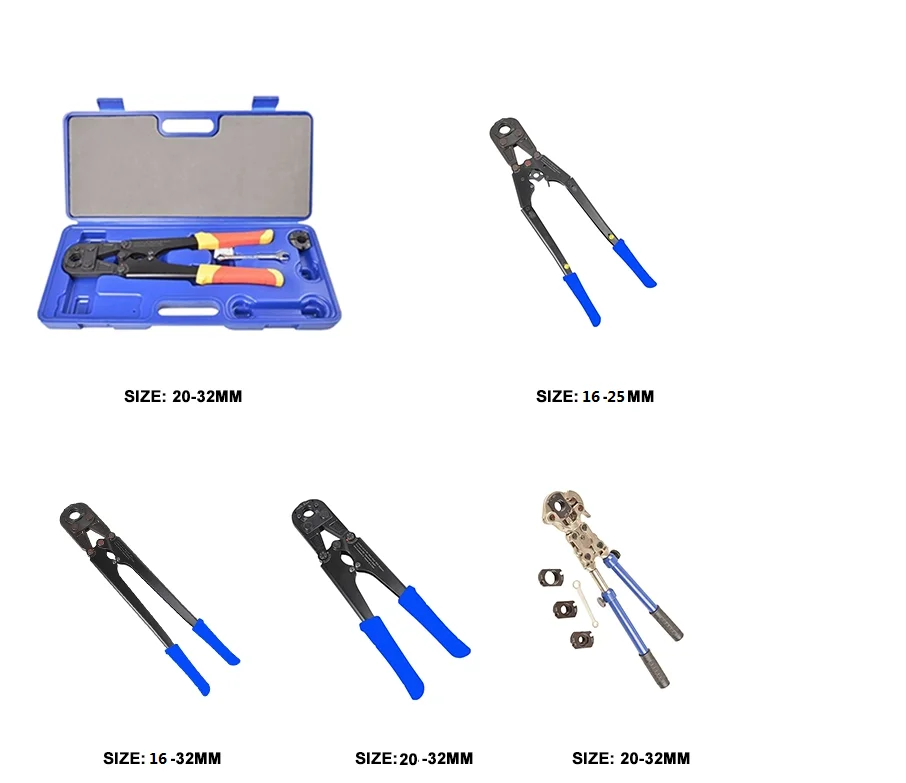 RF Type Profile Hand Press Tools for Multilayer Pipe & Pex Hose Fitting Carbon Steel Material