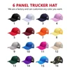 Casquette trucker 6 panneaux