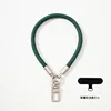 Plata perlada, 30 cm, verde oscuro - estilo pulsera.